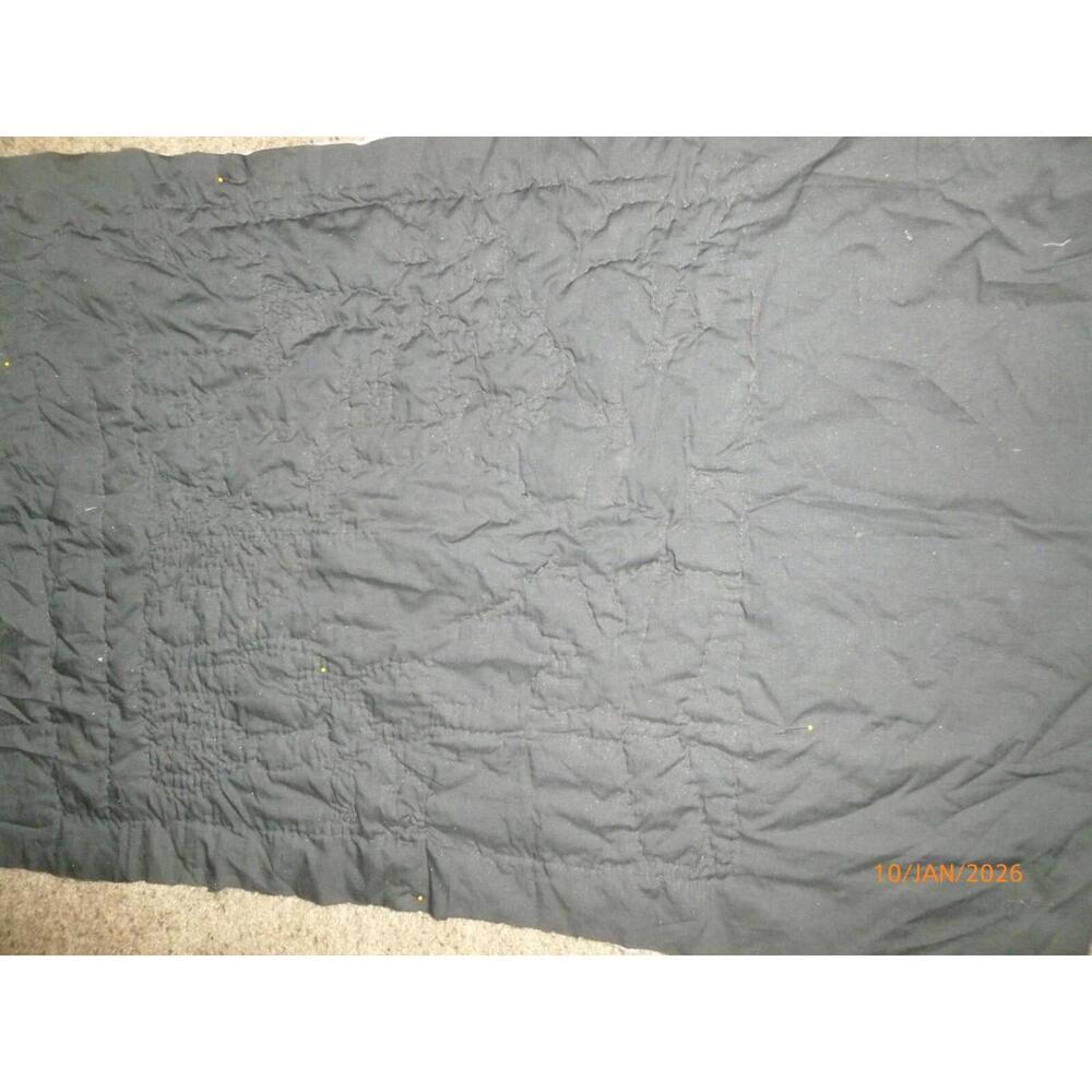 Halloween Fabric Panel‎ Wall Decor Door Cover Vintage Backed 28x42" Crib Quilt - Picture 3 of 3